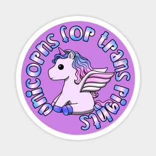 Unicorns For Trans Rights Magnet